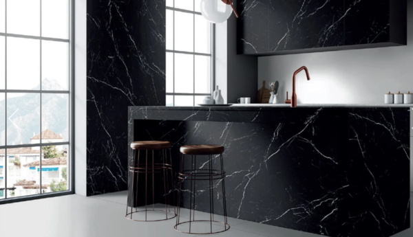 Piedra Sinterizada Black Marquina