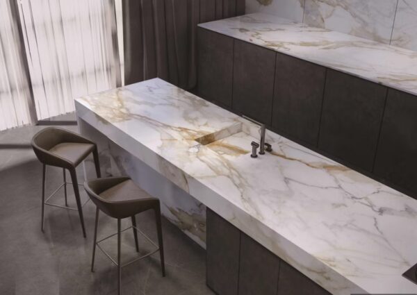 Piedra Sinterizada - Calacatta Gold