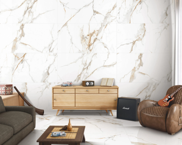 Cuarzo Carrara Gold