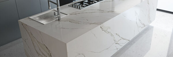Cuarzo Calacatta Evony Gold - Image 4